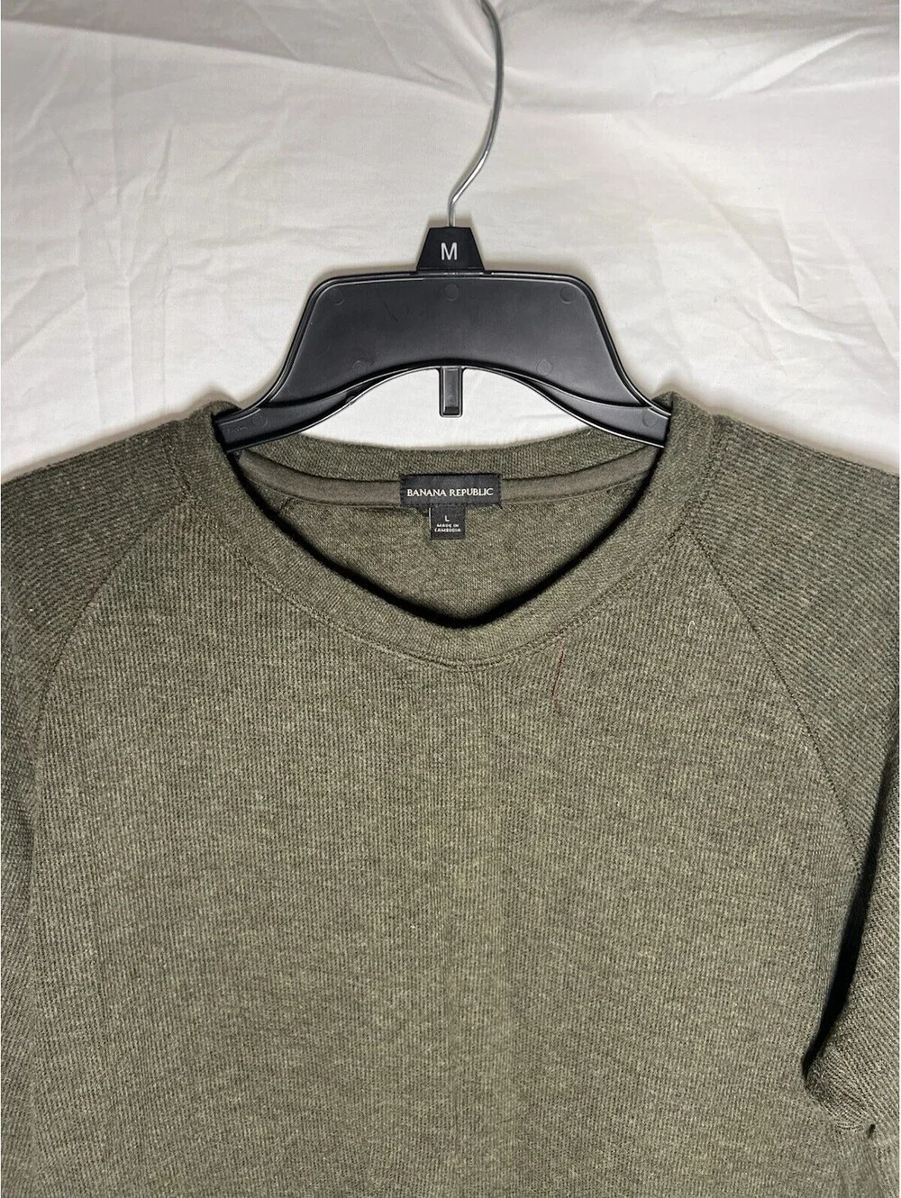 Banana Republic Green Long Sleeve Pullover Size Large